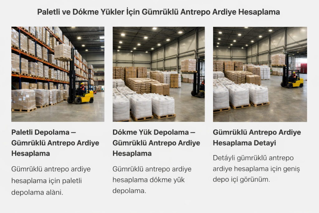 Gümrüklü Antrepo Ardiye Hesaplama – Paletli Depolama Alanı